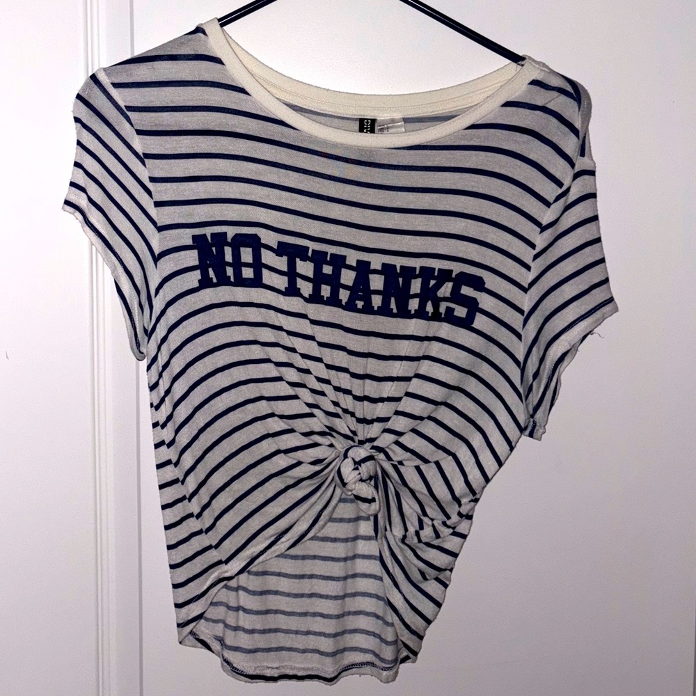 “No Thanks” Short Sleeve Shirt